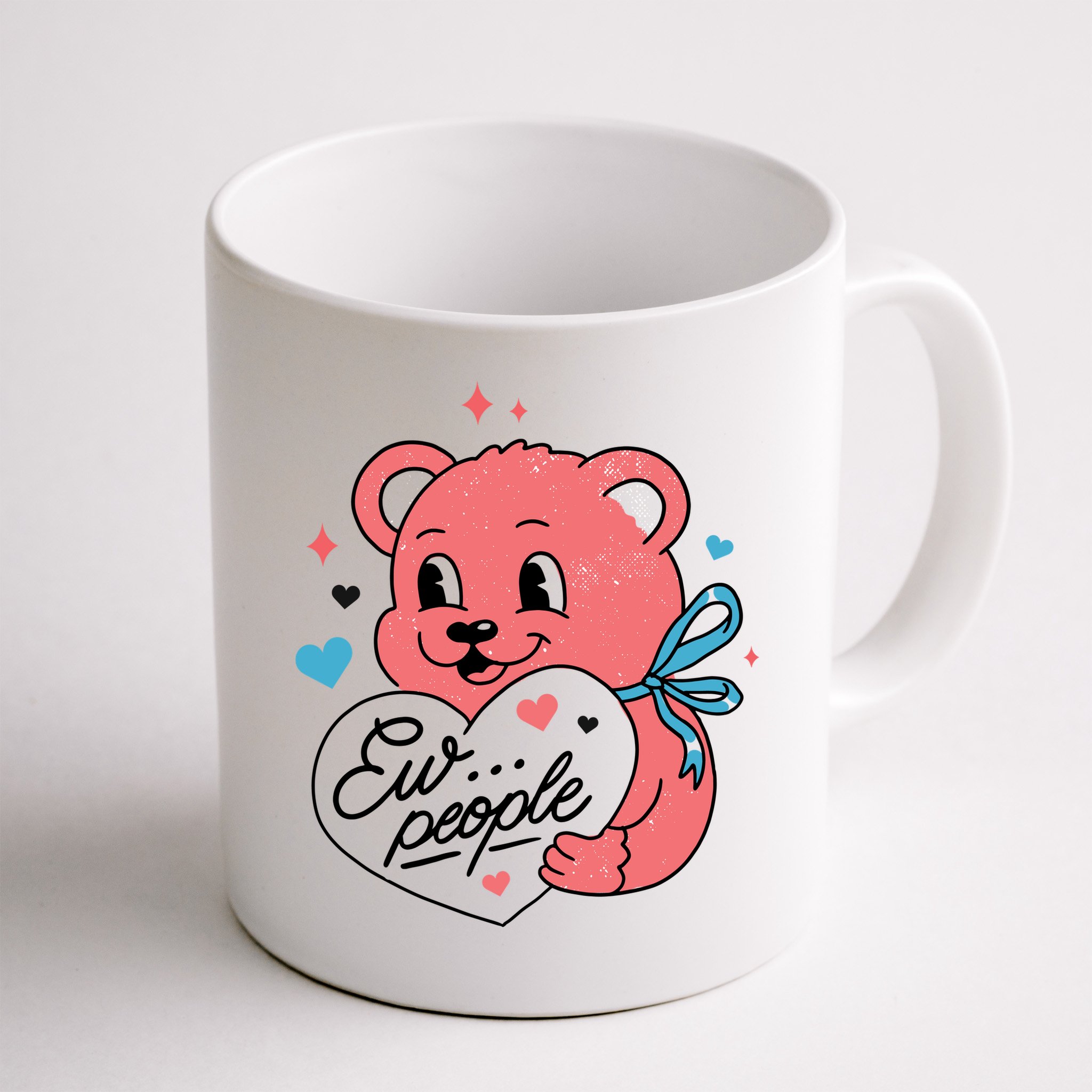 Ew People Teddy Bear Mug