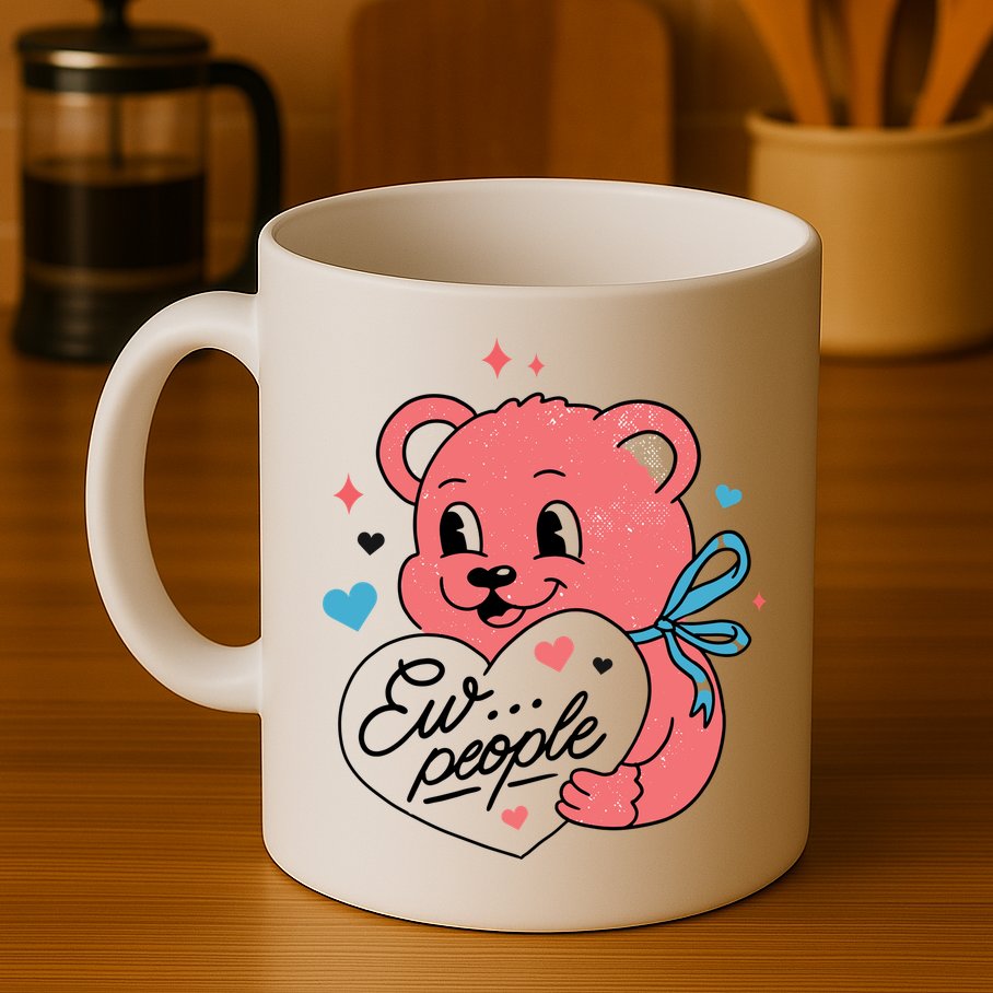 Ew People Teddy Bear Mug