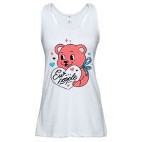 Ew People Teddy Bear Ladies Essential Flowy Tank