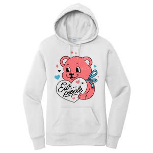 Ew People Teddy Bear Women's Pullover Hoodie