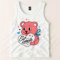 Ew People Teddy Bear Tank Top