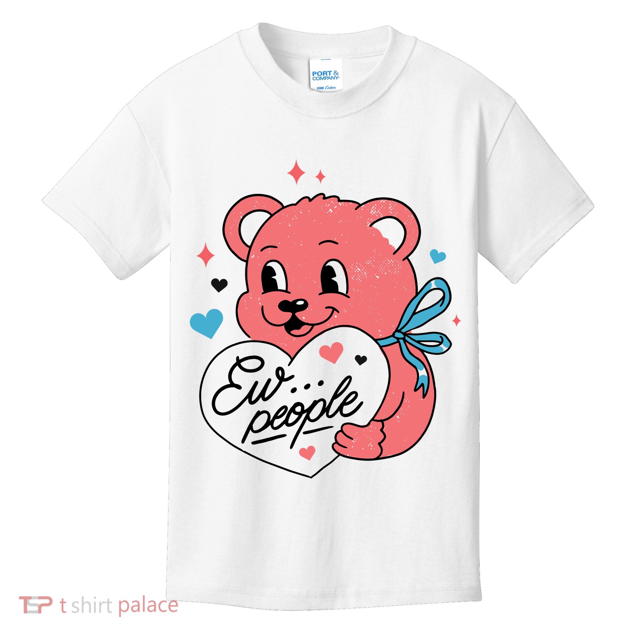 Ew People Teddy Bear Kids T-Shirt