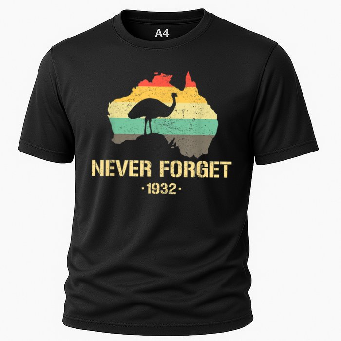 Emu War 1932 Funny Australia History Cooling Performance Crew T-Shirt