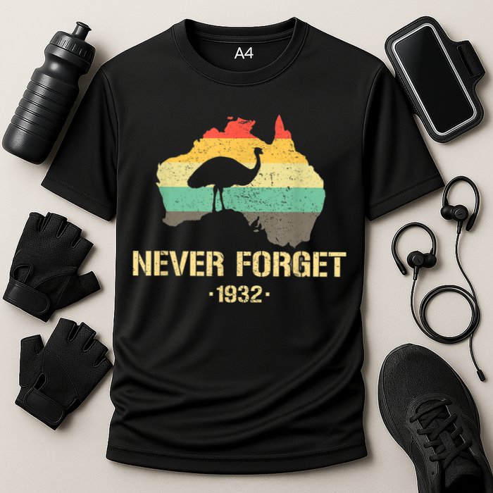 Emu War 1932 Funny Australia History Cooling Performance Crew T-Shirt