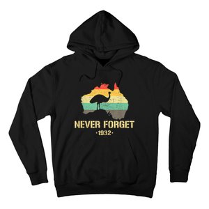 Emu War 1932 Funny Australia History Hoodie