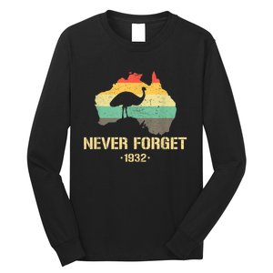 Emu War 1932 Funny Australia History Long Sleeve Shirt