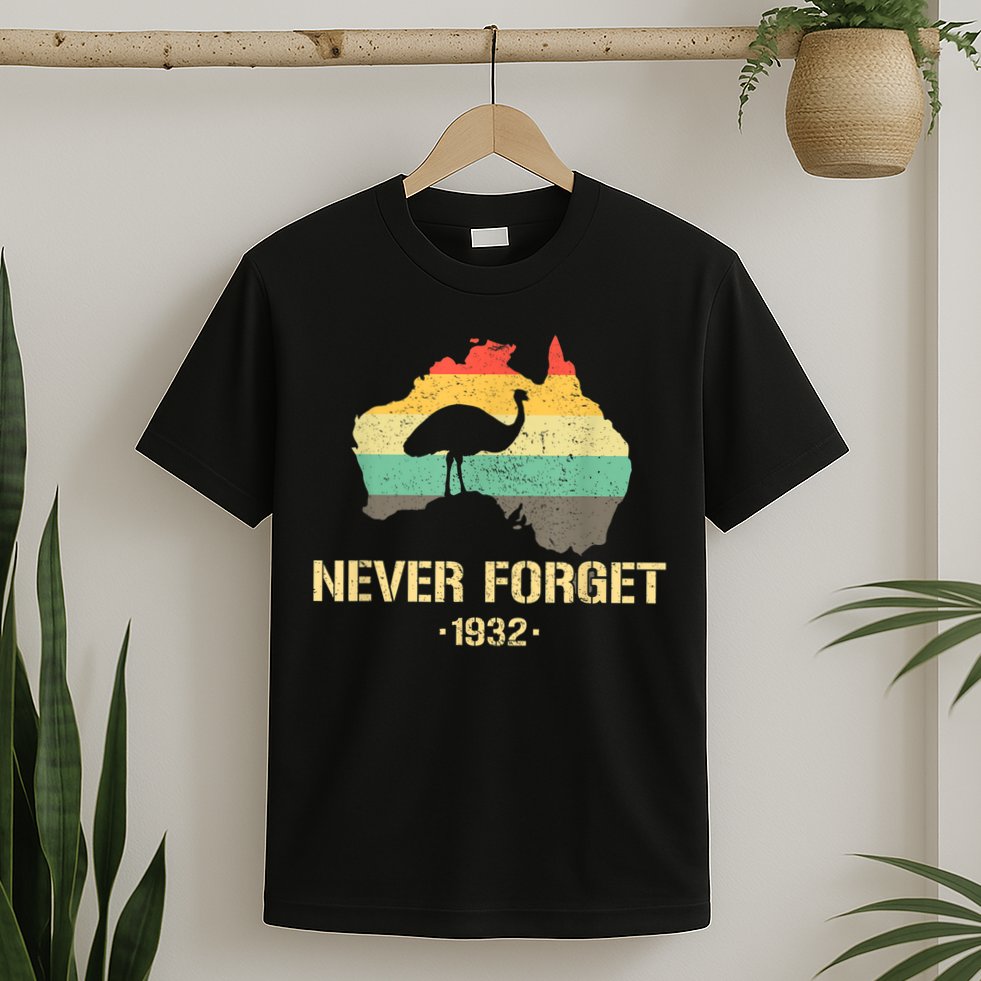 Emu War 1932 Funny Australia History T-Shirt