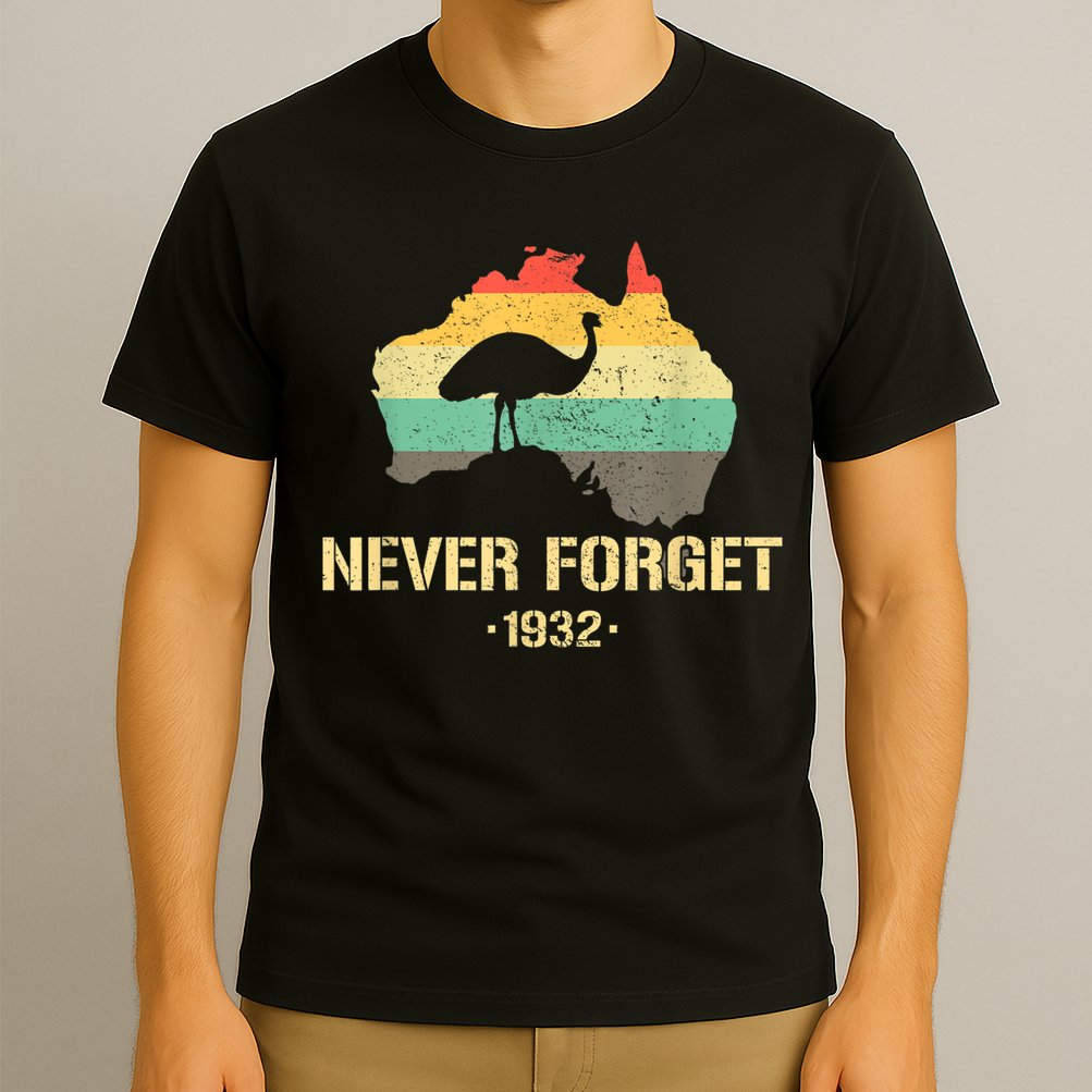 Emu War 1932 Funny Australia History T-Shirt