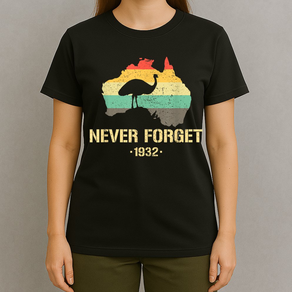 Emu War 1932 Funny Australia History T-Shirt