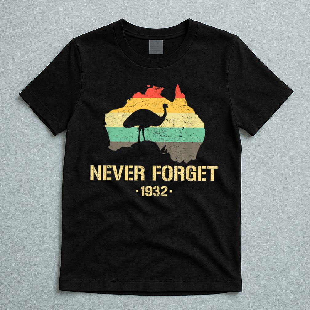 Emu War 1932 Funny Australia History T-Shirt