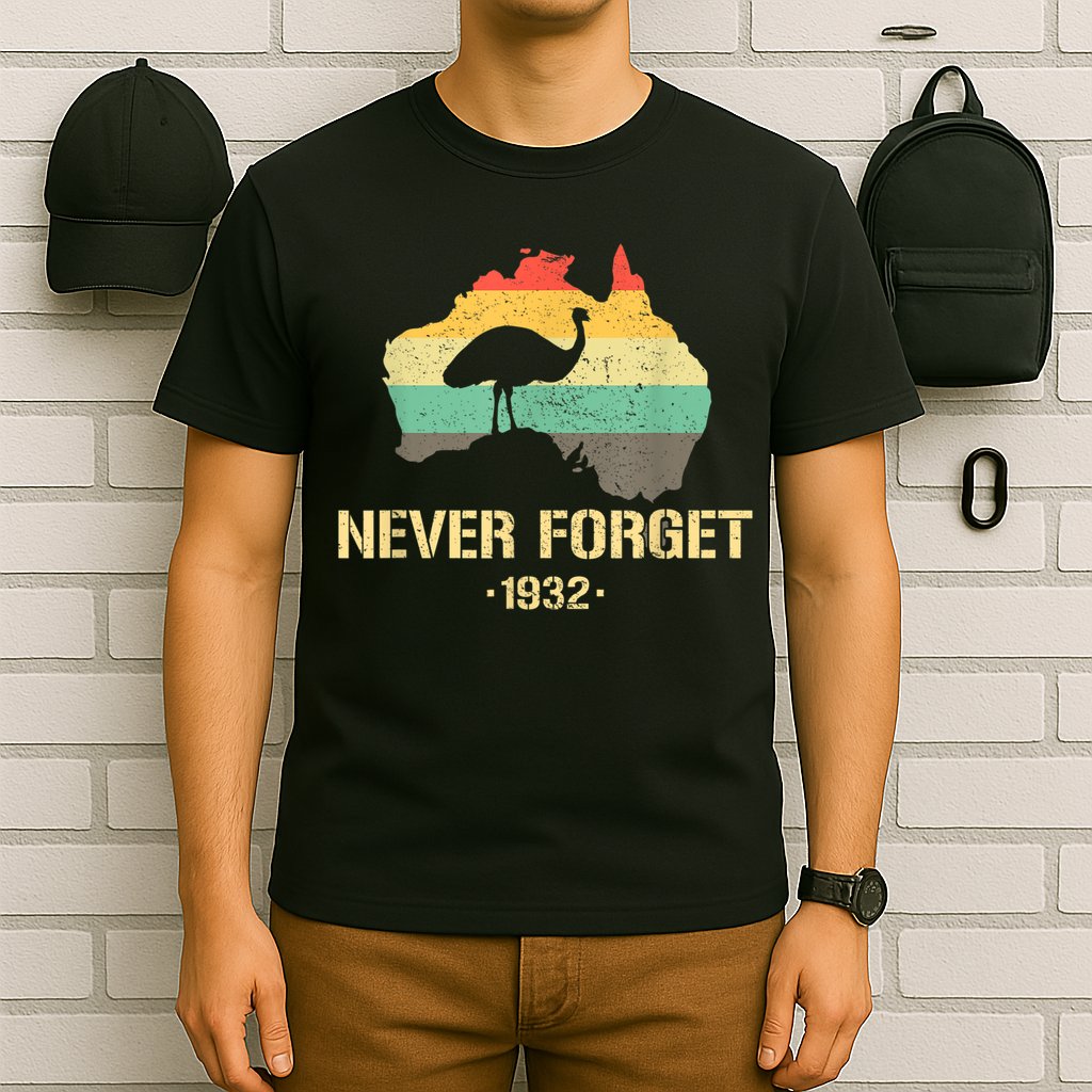 Emu War 1932 Funny Australia History T-Shirt