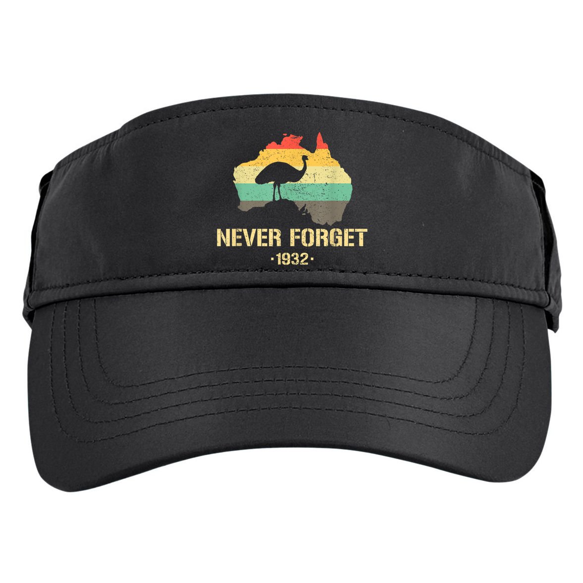 Emu War 1932 Funny Australia History Adult Drive Performance Visor