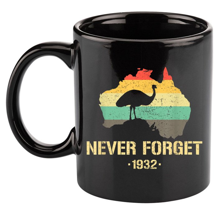 Emu War 1932 Funny Australia History 11oz C Handle Ceramic Mug