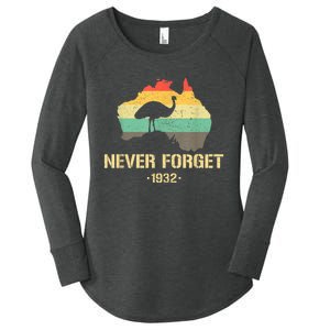 Emu War 1932 Funny Australia History Women's Perfect Tri Tunic Long Sleeve Shirt