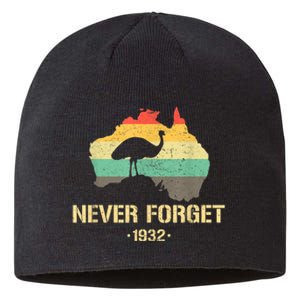 Emu War 1932 Funny Australia History Sustainable Beanie