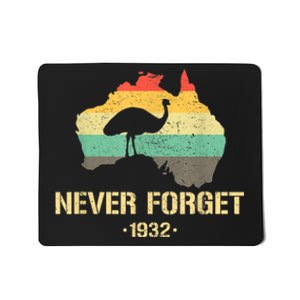 Emu War 1932 Funny Australia History Mousepad