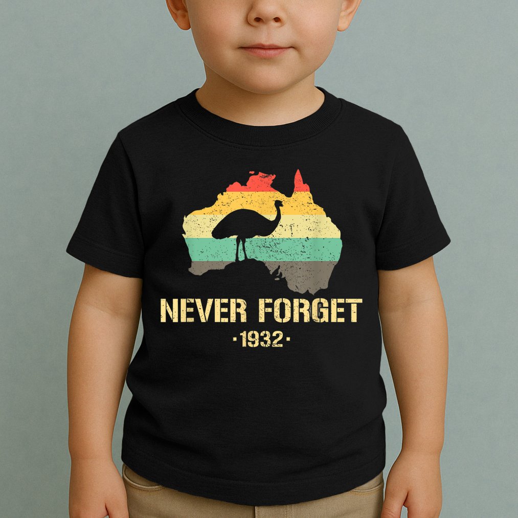 Emu War 1932 Funny Australia History Toddler T-Shirt