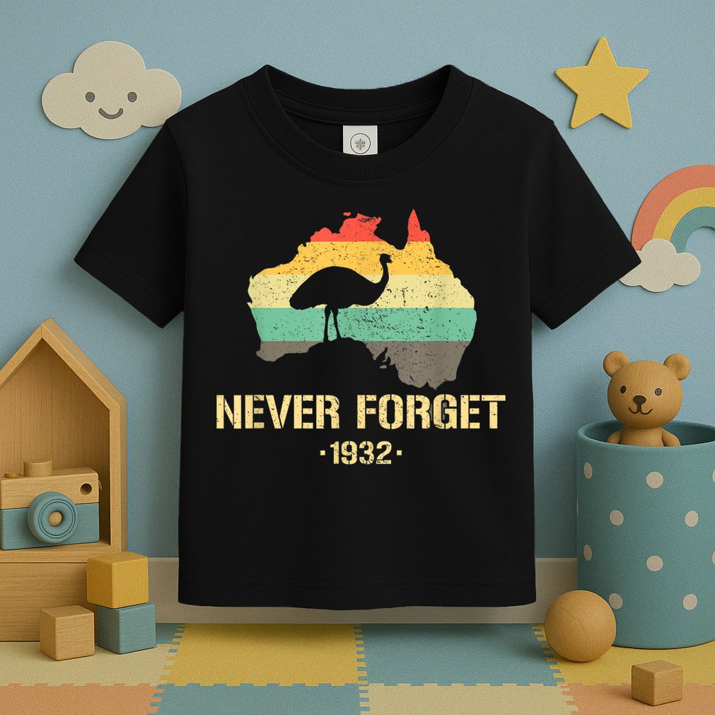 Emu War 1932 Funny Australia History Toddler T-Shirt