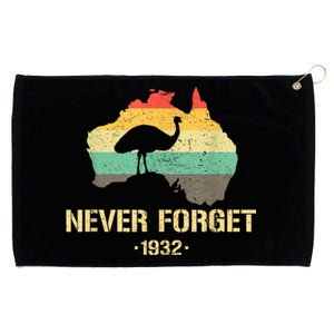 Emu War 1932 Funny Australia History Grommeted Golf Towel