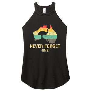 Emu War 1932 Funny Australia History Women's Perfect Tri Rocker Tank