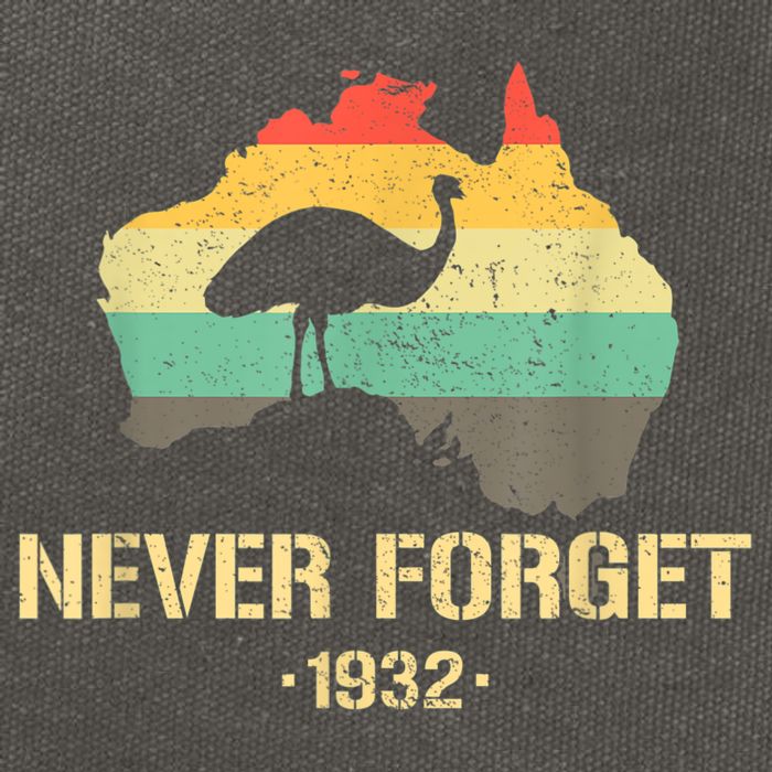 Emu War 1932 Funny Australia History Cotton Canvas Backpack