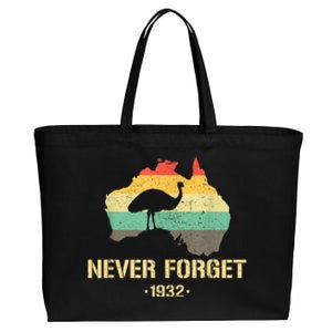 Emu War 1932 Funny Australia History Cotton Canvas Jumbo Tote