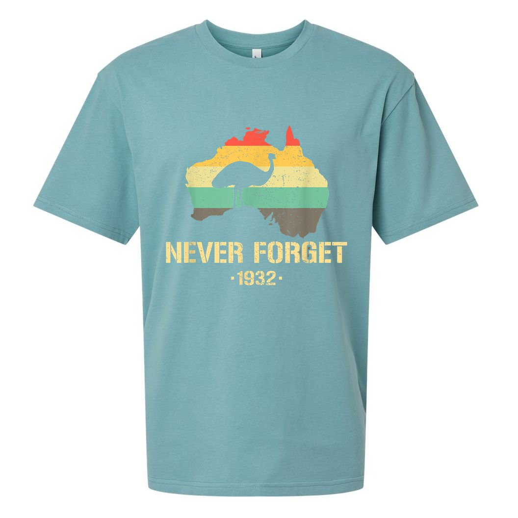 Emu War 1932 Funny Australia History Sueded Cloud Jersey T-Shirt