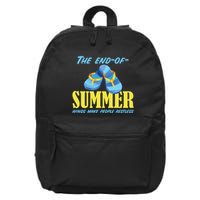 Endofsummer Winds: A Celebration Of Seasonal Change 16 in Basic Backpack