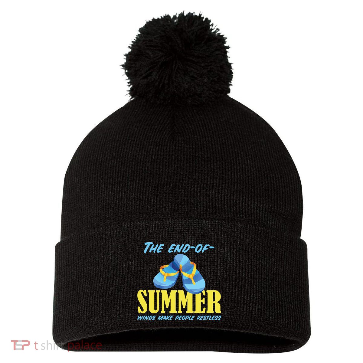 Endofsummer Winds: A Celebration Of Seasonal Change Pom Pom 12in Knit Beanie