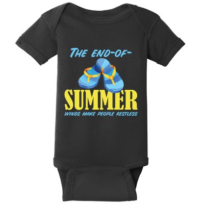Endofsummer Winds: A Celebration Of Seasonal Change Baby Bodysuit