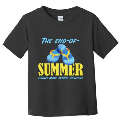Endofsummer Winds: A Celebration Of Seasonal Change Toddler T-Shirt