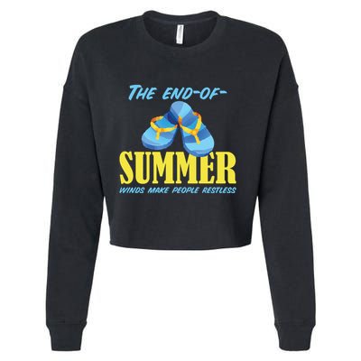 Endofsummer Winds: A Celebration Of Seasonal Change Cropped Pullover Crew