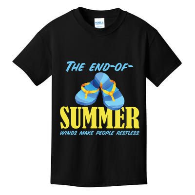 Endofsummer Winds: A Celebration Of Seasonal Change Kids T-Shirt