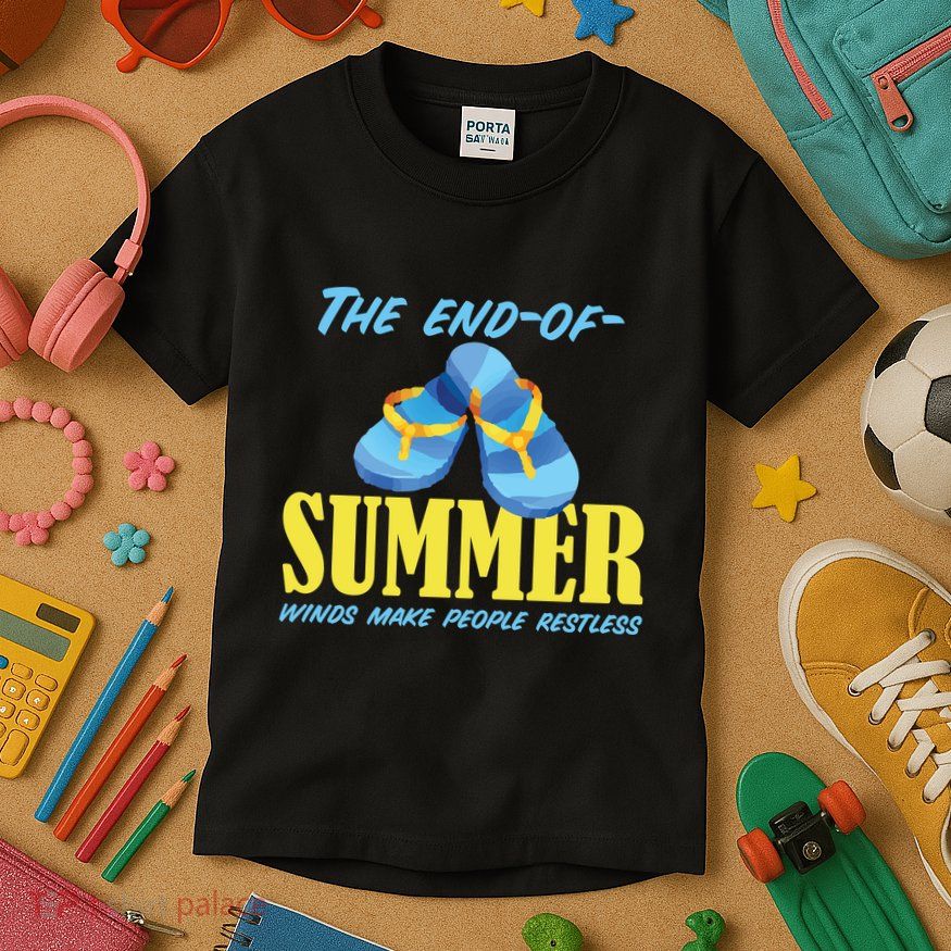 Endofsummer Winds: A Celebration Of Seasonal Change Kids T-Shirt