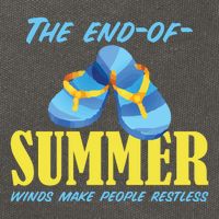 Endofsummer Winds: A Celebration Of Seasonal Change Cotton Canvas Backpack