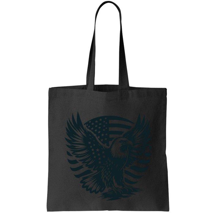Eagle With American Flag Bag