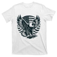 Eagle With American Flag T-Shirt