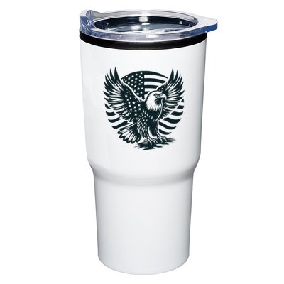 Eagle With American Flag Tumbler