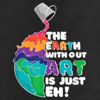 Earth Without Art Is Just EH 7 Panel Mesh Trucker Snapback Hat