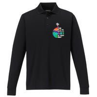 Earth Without Art Is Just EH Performance Long Sleeve Polo