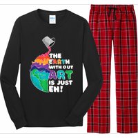 Earth Without Art Is Just EH Long Sleeve Pajama Set