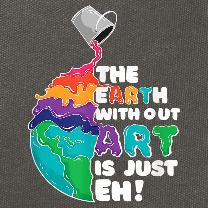 Earth Without Art Is Just EH Cotton Canvas Backpack