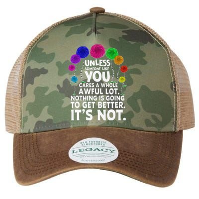 Earth Without Art Is Just Eh Planet Funny Earth Day Legacy Tie Dye Trucker Hat