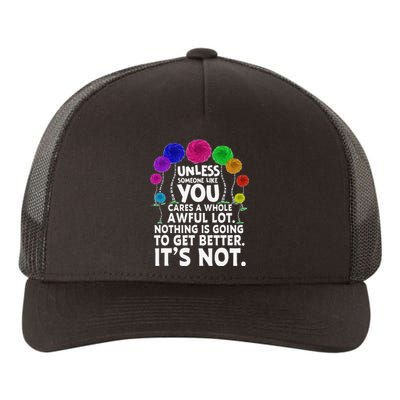 Earth Without Art Is Just Eh Planet Funny Earth Day Yupoong Adult 5-Panel Trucker Hat