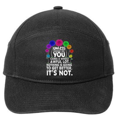 Earth Without Art Is Just Eh Planet Funny Earth Day 7-Panel Snapback Hat