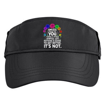 Earth Without Art Is Just Eh Planet Funny Earth Day Adult Drive Performance Visor