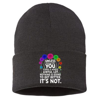 Earth Without Art Is Just Eh Planet Funny Earth Day Sustainable Knit Beanie