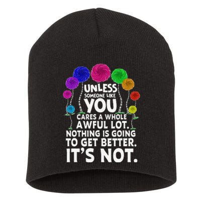 Earth Without Art Is Just Eh Planet Funny Earth Day Short Acrylic Beanie