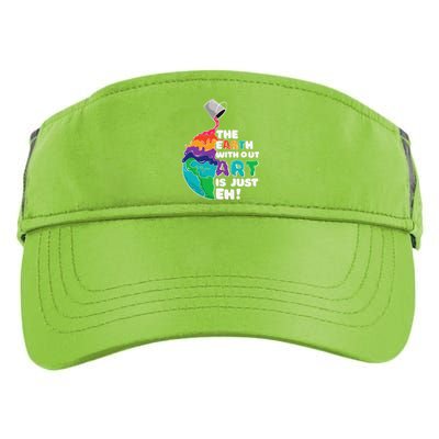 Earth Without Art Is Just Eh Planet Art Earth Day Adult Drive Performance Visor