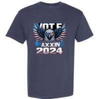 Eagle With American Flag Glasses Vote Maxing 2024 Garment-Dyed Heavyweight T-Shirt